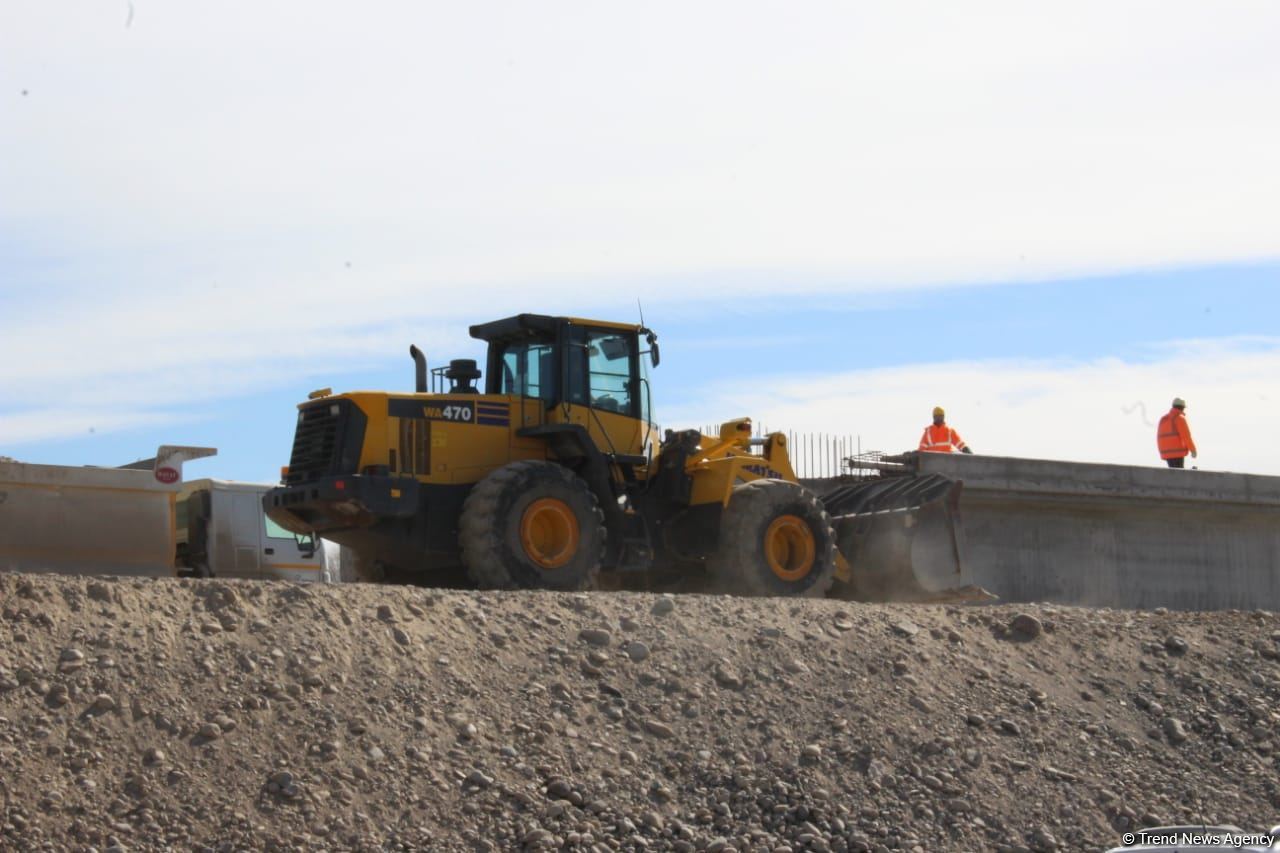 Construction of Azerbaijan's Horadiz-Aghband railway continues (PHOTO)