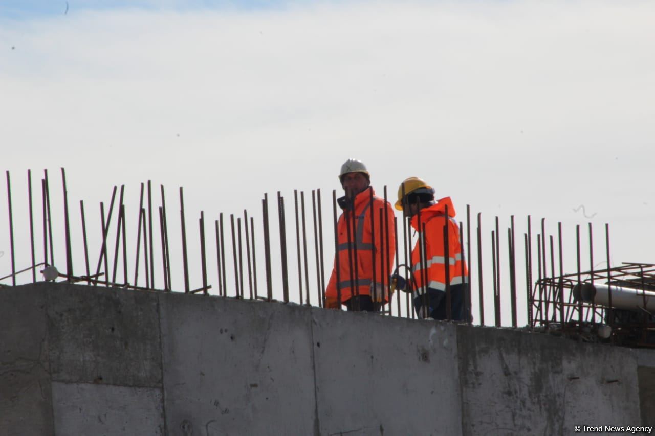 Construction of Azerbaijan's Horadiz-Aghband railway continues (PHOTO)