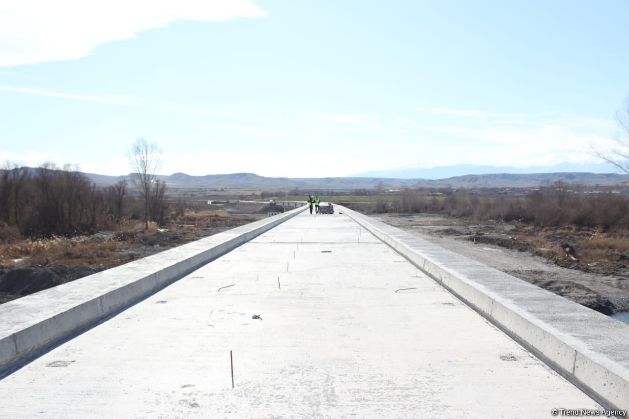 Construction of Azerbaijan's Horadiz-Aghband railway continues (PHOTO)