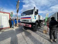 Vehicles of Russian peacekeepers pass freely along Azerbaijan's Lachin-Khankendi road (PHOTO)