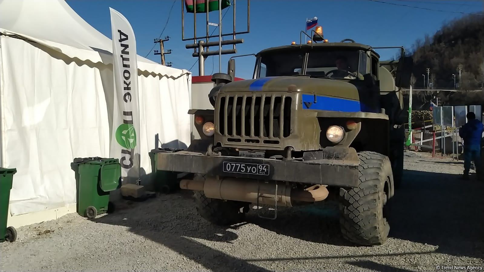Convoy of Russian peacekeepers moves freely along Azerbaijan's Lachin-Khankendi road (PHOTO)