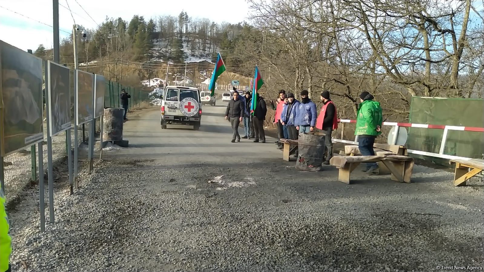 ICRC convoy passes freely along Azerbaijan's Lachin-Khankendi road (PHOTO)