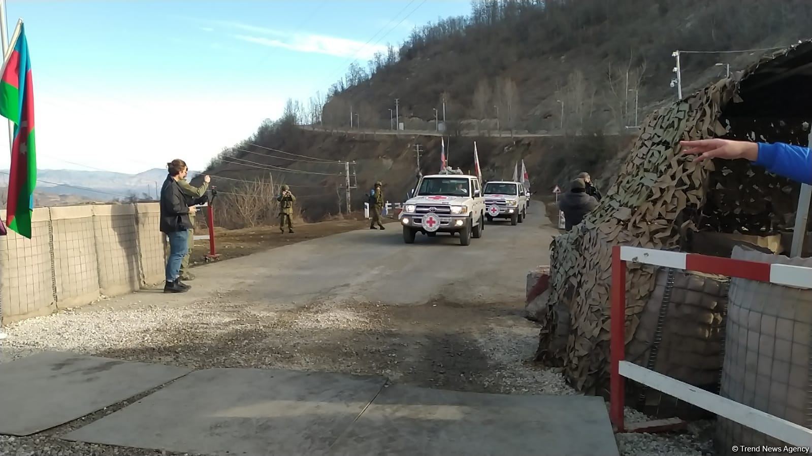 ICRC convoy passes freely along Azerbaijan's Lachin-Khankendi road (PHOTO)