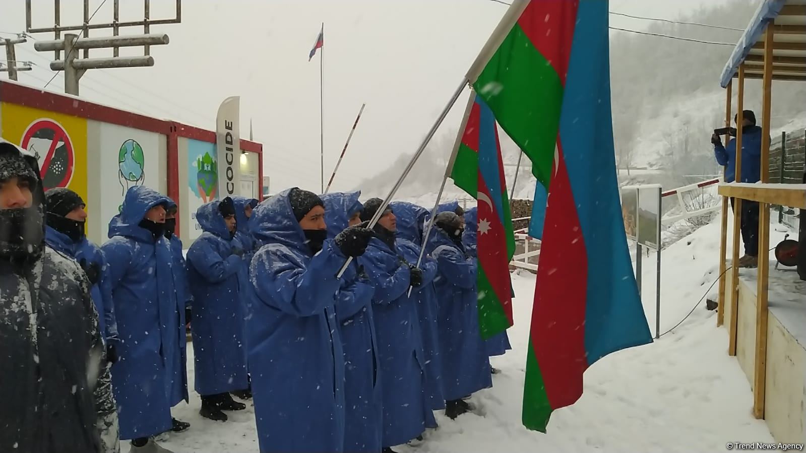 Peaceful protest of Azerbaijani eco-activists continues on Lachin-Khankendi road (PHOTO)