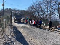 Vehicles of Russian peacekeepers pass freely along Azerbaijan's Lachin-Khankendi road (PHOTO)