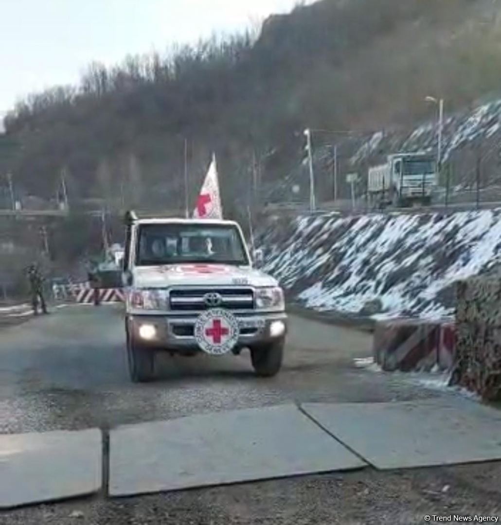 ICRC convoy passes freely along Azerbaijan's Lachin-Khankendi road (PHOTO)
