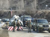 Big convoy of Russian peacekeepers moves freely along Azerbaijan's Lachin-Khankendi road (PHOTO)