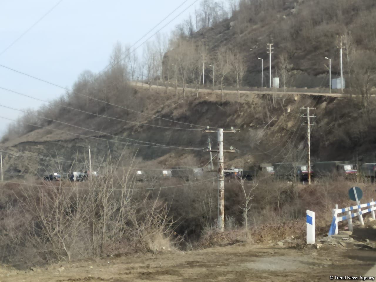 Big convoy of Russian peacekeepers moves freely along Azerbaijan's Lachin-Khankendi road (PHOTO)