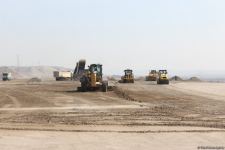 Azerbaijan continues construction of Horadiz-Jabrayil-Zangilan-Aghband highway (PHOTO)