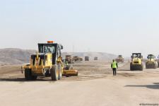 Azerbaijan continues construction of Horadiz-Jabrayil-Zangilan-Aghband highway (PHOTO)