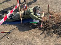 Azerbaijani military units conduct training for de-mining operations (PHOTO)