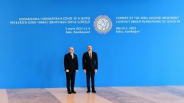 President Ilham Aliyev attends Summit of NAM Contact Group on fight against COVID-19 in Baku (PHOTO/VIDEO)