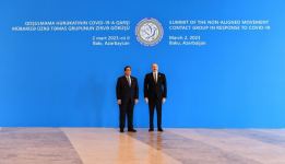 President Ilham Aliyev attends Summit of NAM Contact Group on fight against COVID-19 in Baku (PHOTO/VIDEO)