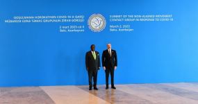 President Ilham Aliyev attends Summit of NAM Contact Group on fight against COVID-19 in Baku (PHOTO/VIDEO)