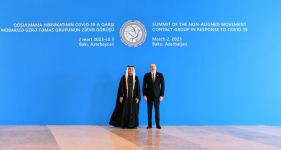 President Ilham Aliyev attends Summit of NAM Contact Group on fight against COVID-19 in Baku (PHOTO/VIDEO)
