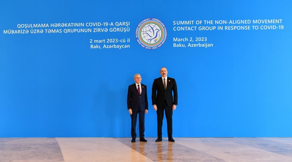 President Ilham Aliyev attends Summit of NAM Contact Group on fight against COVID-19 in Baku (PHOTO/VIDEO)