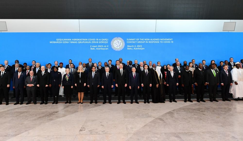 President Ilham Aliyev attends Summit of NAM Contact Group on fight against COVID-19 in Baku (PHOTO/VIDEO)