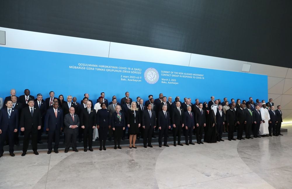 President Ilham Aliyev attends Summit of NAM Contact Group on fight against COVID-19 in Baku (PHOTO/VIDEO)