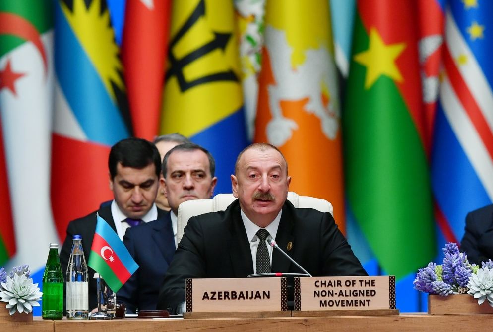 President Ilham Aliyev attends Summit of NAM Contact Group on fight against COVID-19 in Baku (PHOTO/VIDEO)