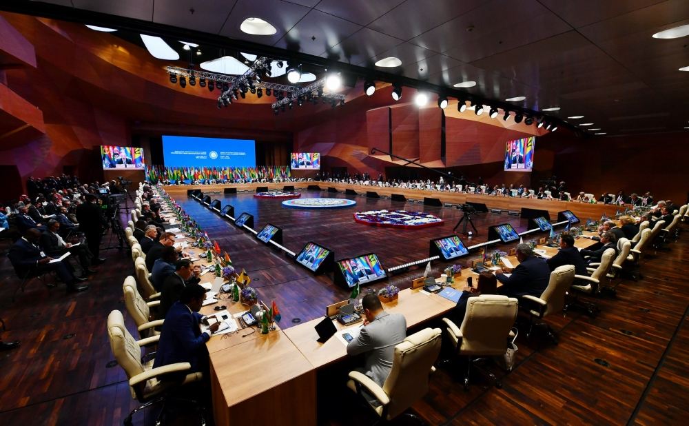 President Ilham Aliyev attends Summit of NAM Contact Group on fight against COVID-19 in Baku (PHOTO/VIDEO)