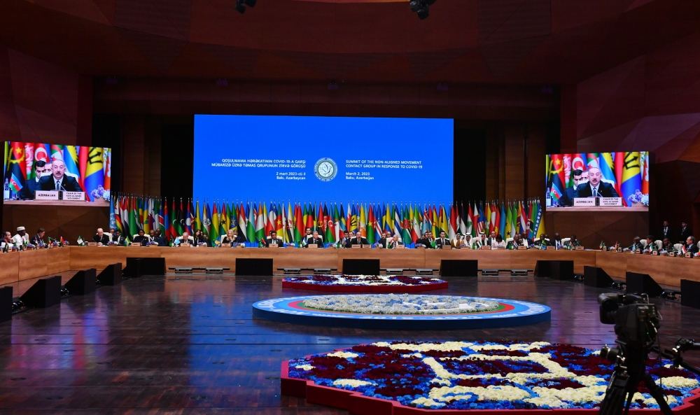 President Ilham Aliyev attends Summit of NAM Contact Group on fight against COVID-19 in Baku (PHOTO/VIDEO)