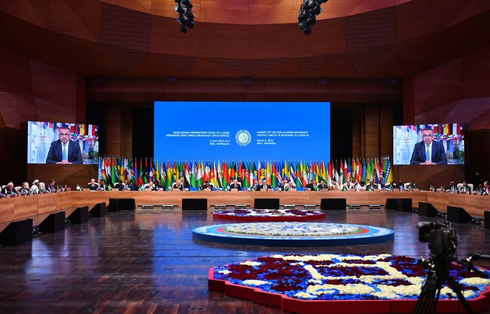 President Ilham Aliyev attends Summit of NAM Contact Group on fight against COVID-19 in Baku (PHOTO/VIDEO)