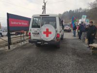 ICRC convoy drives freely along Azerbaijan's Lachin-Khankendi road (PHOTO)