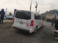 ICRC convoy drives freely along Azerbaijan's Lachin-Khankendi road (PHOTO)