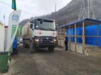 ICRC convoy drives freely along Azerbaijan's Lachin-Khankendi road (PHOTO)