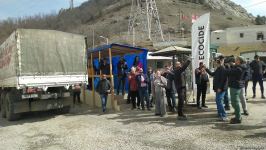 Trucks of Russian peacekeepers move freely along Azerbaijan's Lachin-Khankendi road (PHOTO)