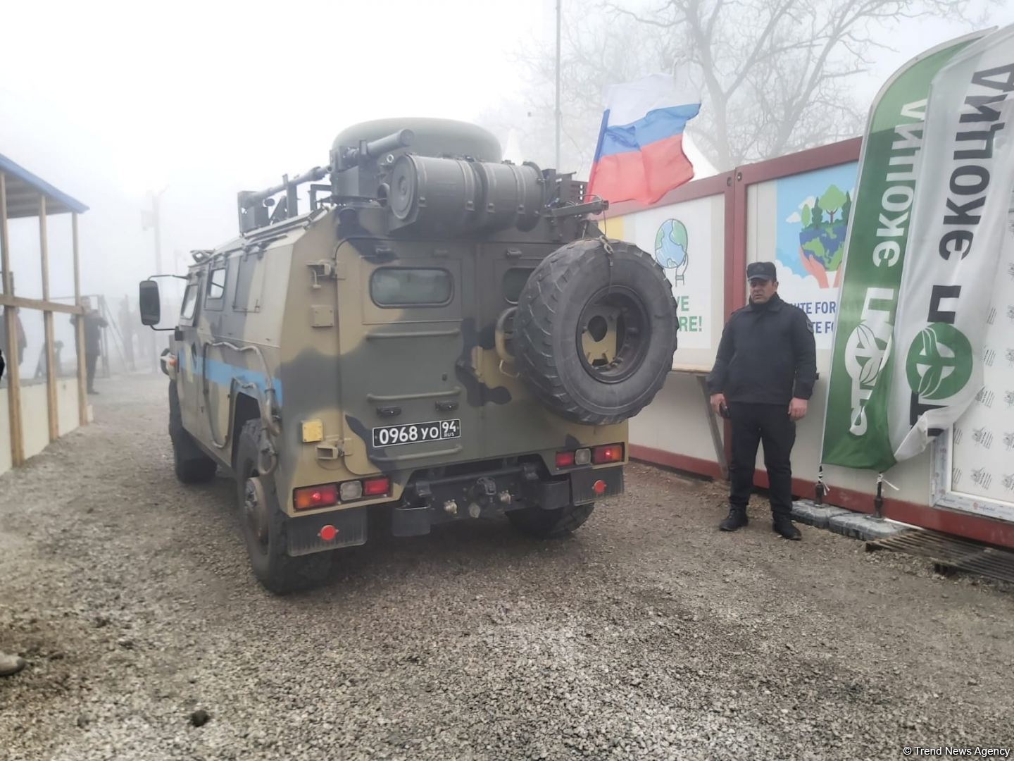 Convoy of Russian peacekeepers freely moves along Azerbaijan's Lachin-Khankendi road (PHOTO)