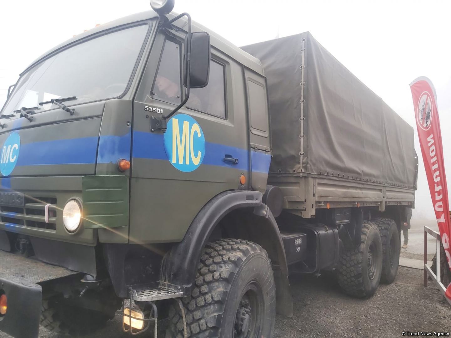 Convoy of Russian peacekeepers freely moves along Azerbaijan's Lachin-Khankendi road (PHOTO)