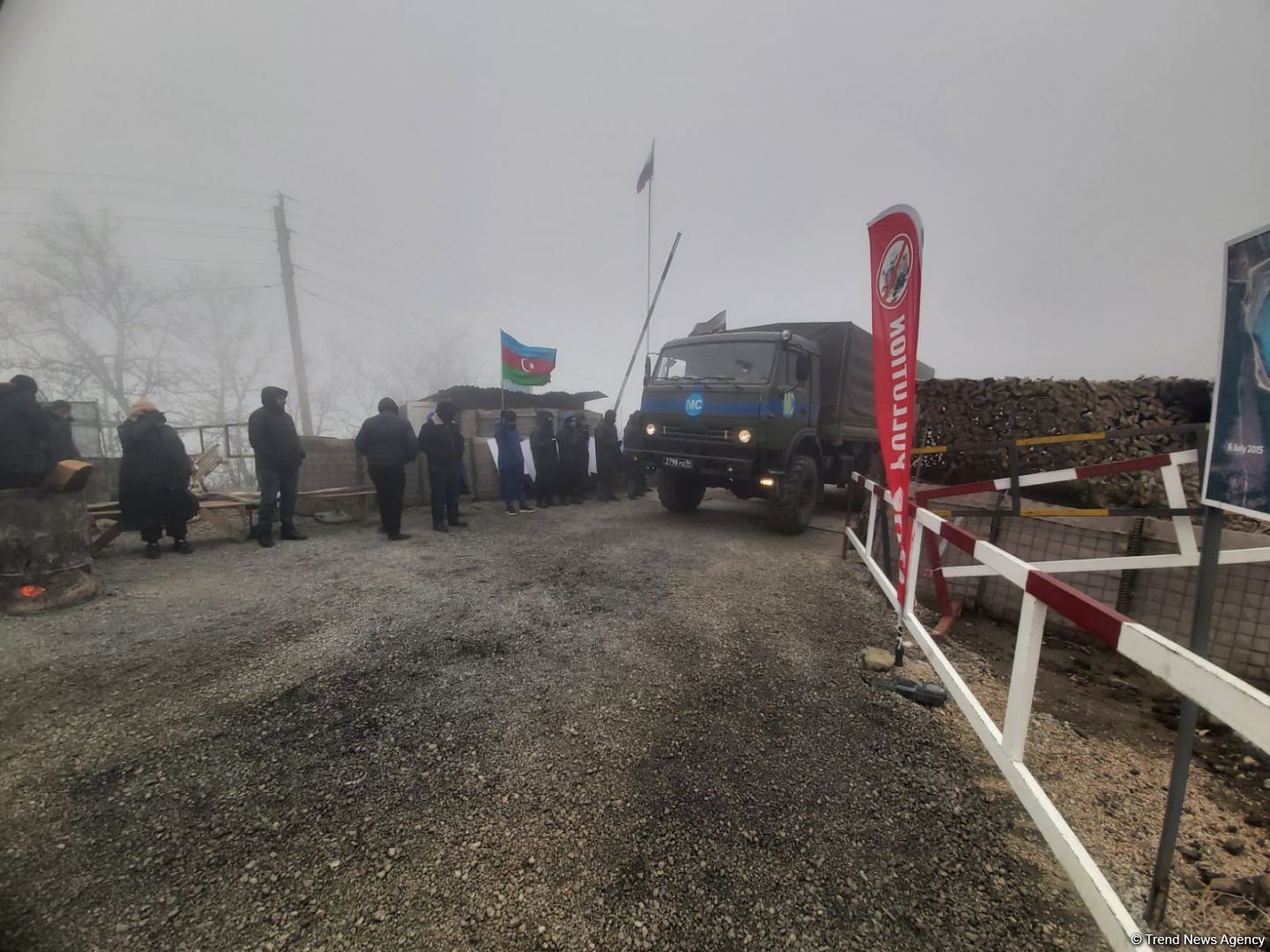 Convoy of Russian peacekeepers freely moves along Azerbaijan's Lachin-Khankendi road (PHOTO)