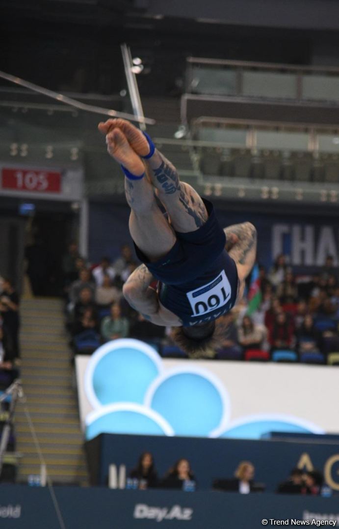 Third day of FIG Artistic Gymnastics Apparatus World Cup kicks off in Baku (PHOTO)