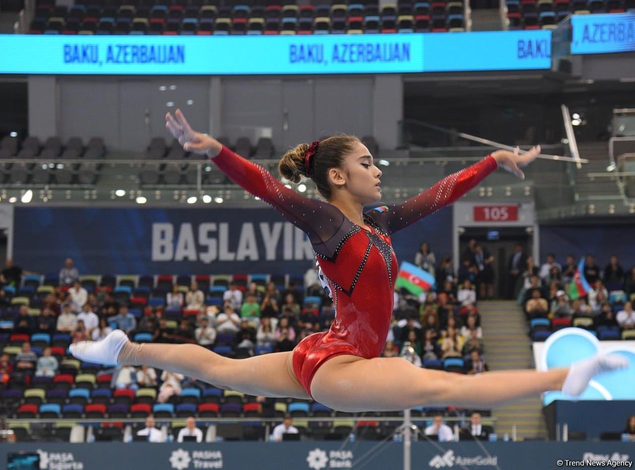 Best moments of final day of Gymnastics World Cup in Baku (PHOTO)