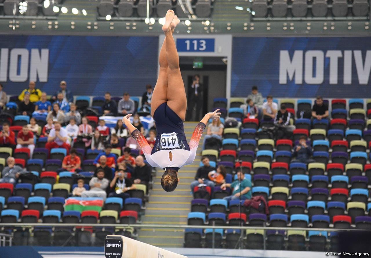 Best moments of final day of Gymnastics World Cup in Baku (PHOTO)