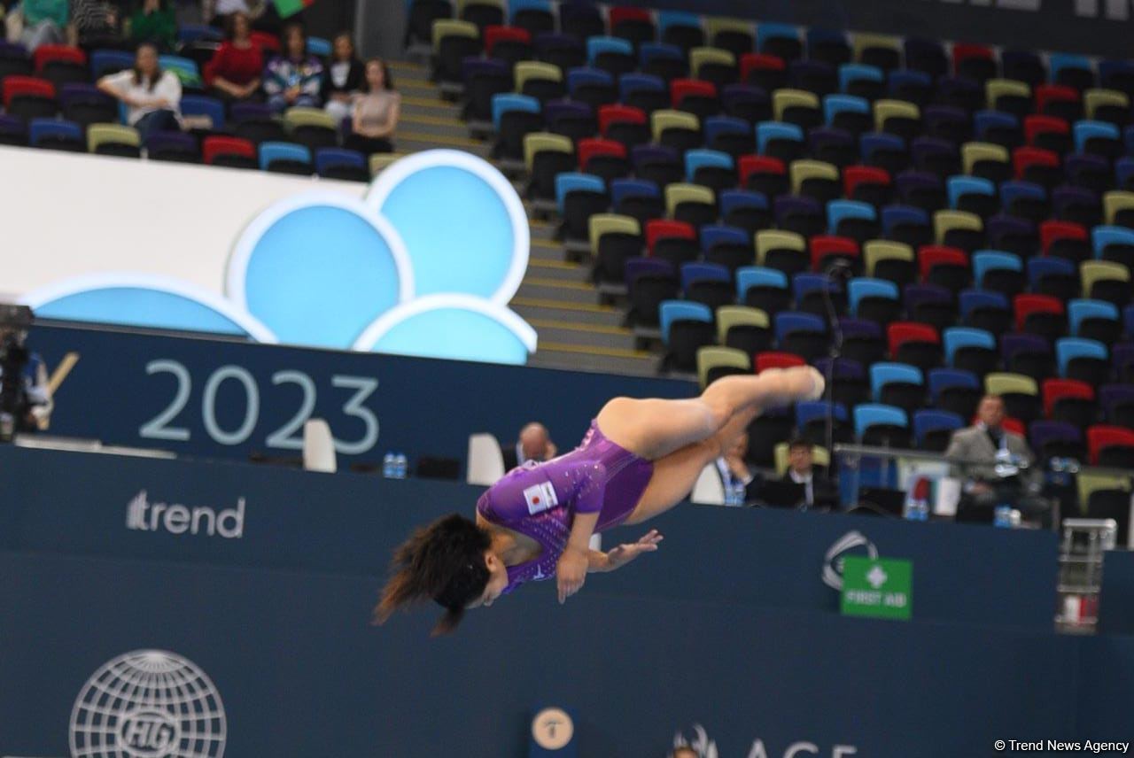 Best moments of final day of Gymnastics World Cup in Baku (PHOTO)