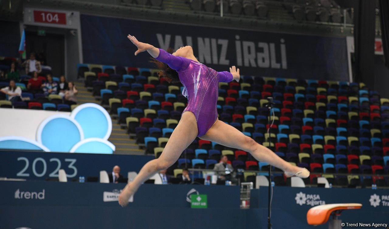 Best moments of final day of Gymnastics World Cup in Baku (PHOTO)