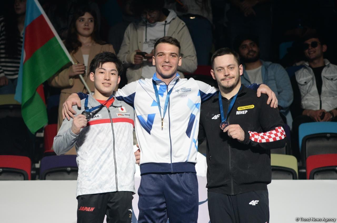 Baku hosts awarding ceremony for FIG Artistic Gymnastics World Cup winners (PHOTO)