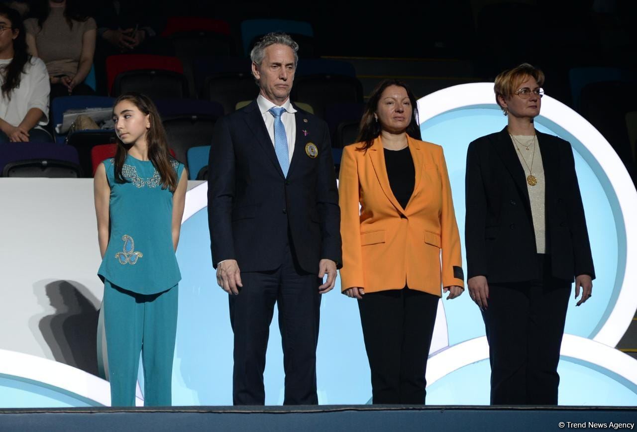 Baku hosts awarding ceremony for FIG Artistic Gymnastics World Cup winners (PHOTO)