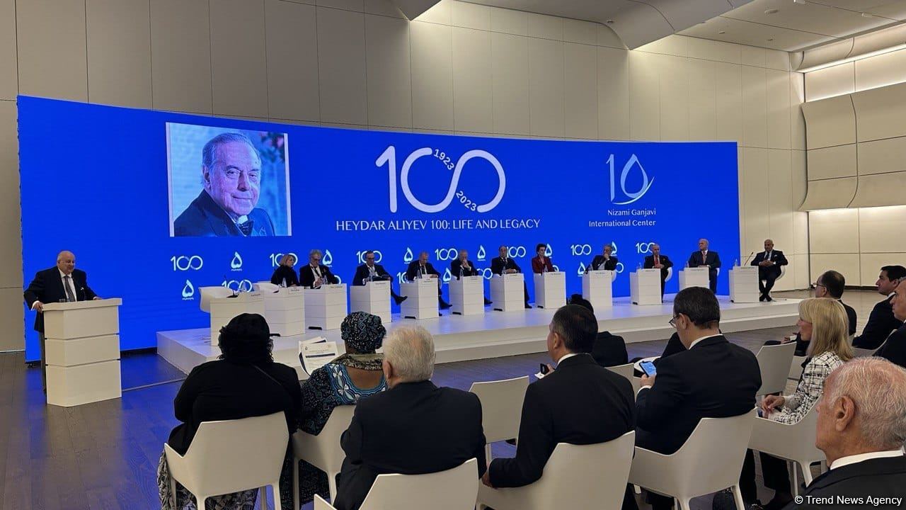 Baku hosts event themed "Heydar Aliyev - 100: life and heritage" (PHOTO)