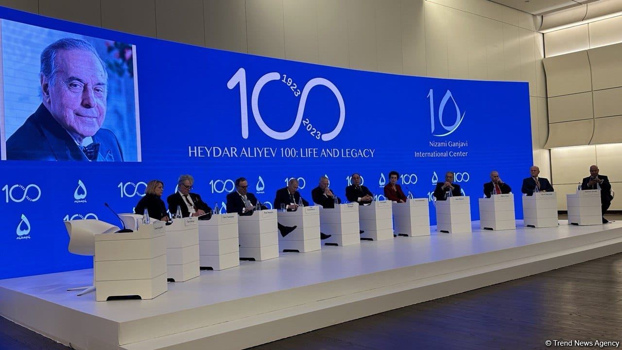 Baku hosts event themed "Heydar Aliyev - 100: life and heritage" (PHOTO)