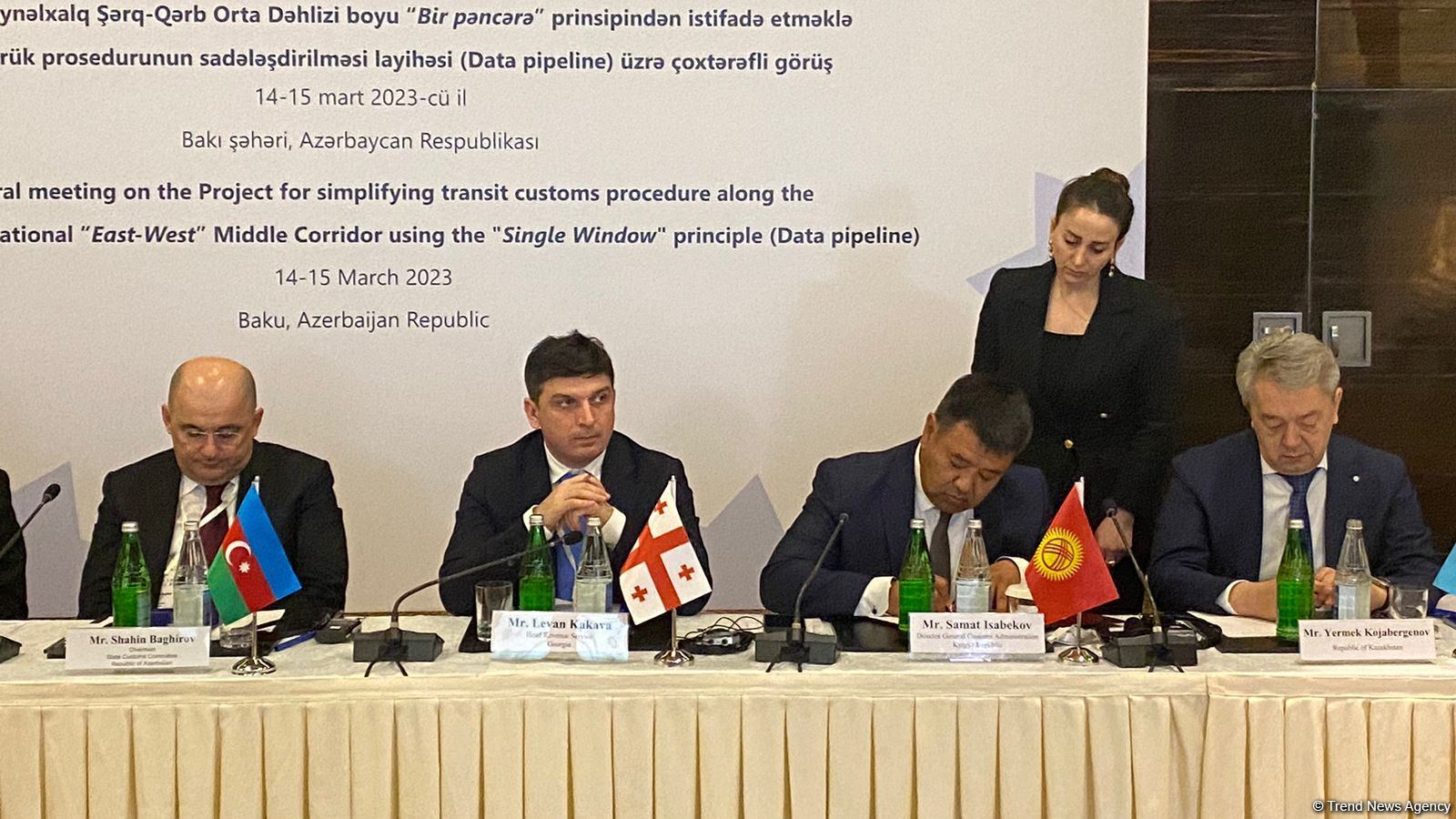 Signing ceremony for document on transit facilitation along 'East-West' Corridor takes place in Baku (PHOTO)