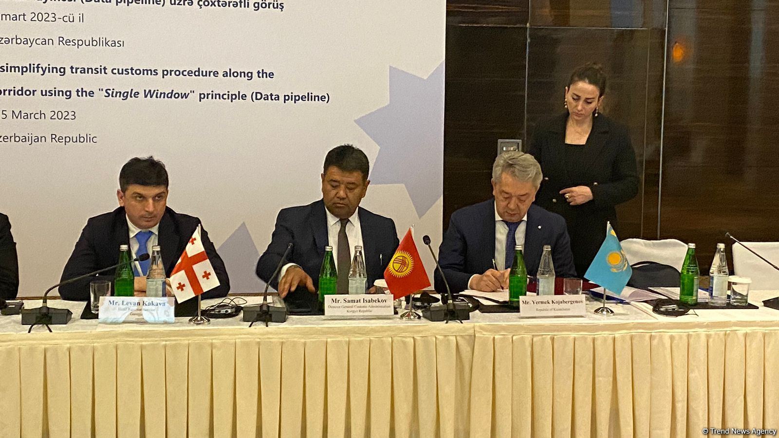 Signing ceremony for document on transit facilitation along 'East-West' Corridor takes place in Baku (PHOTO)