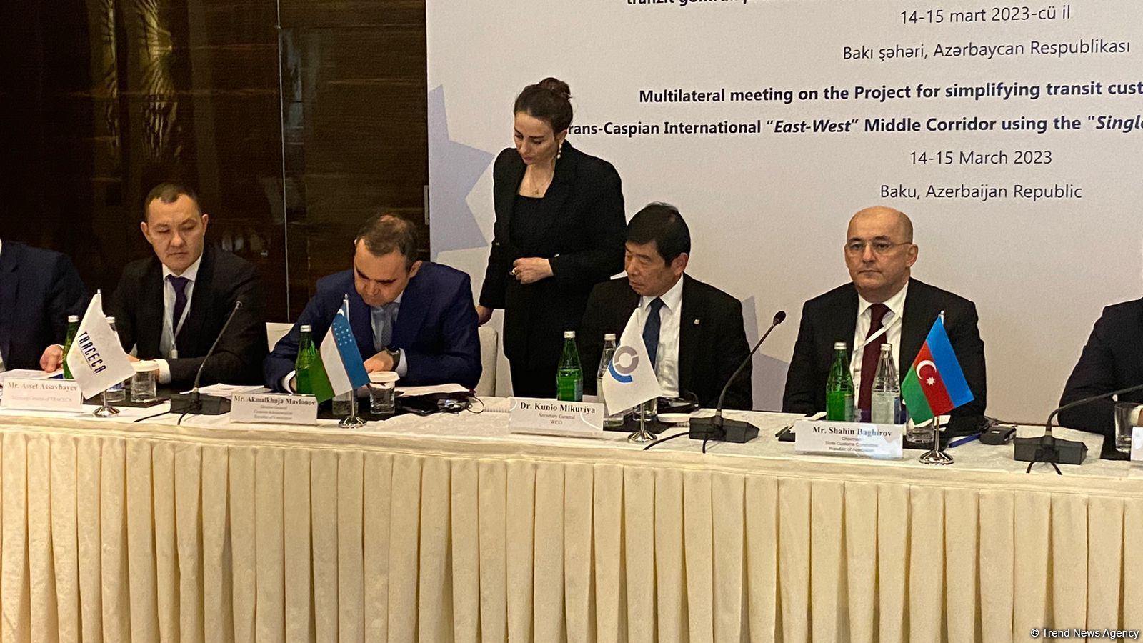 Signing ceremony for document on transit facilitation along 'East-West' Corridor takes place in Baku (PHOTO)