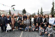 Heartfelt meeting of President Ilham Aliyev and First Lady Mehriban Aliyeva with residents of Talish village (PHOTO)