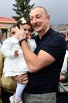 Heartfelt meeting of President Ilham Aliyev and First Lady Mehriban Aliyeva with residents of Talish village (PHOTO)