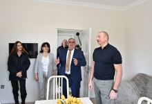 President Ilham Aliyev, First Lady Mehriban Aliyeva visit Tartar district (PHOTO/VIDEO)