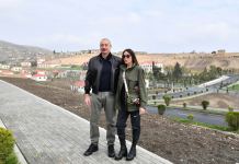 President Ilham Aliyev, First Lady Mehriban Aliyeva visit Tartar district (PHOTO/VIDEO)