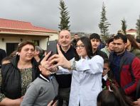 President Ilham Aliyev, First Lady Mehriban Aliyeva visit Tartar district (PHOTO/VIDEO)